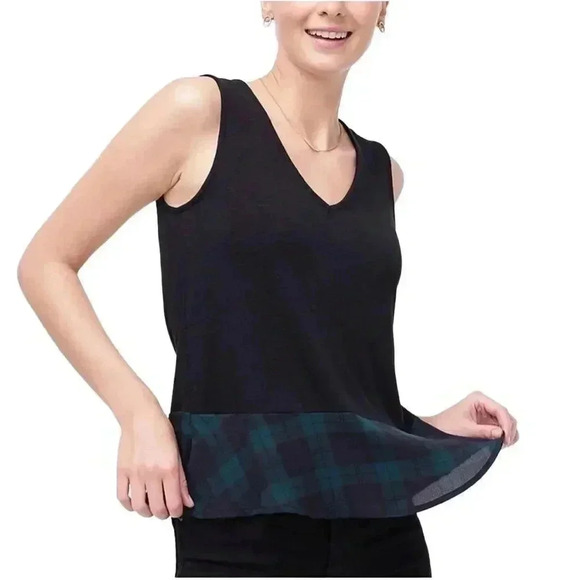 J. Crew Sleeveless Woven Hem Tank Size Small NWT - Picture 1 of 9